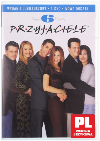 Przyjaciele edycja jubileuszowa sezon 6 [4DVD]