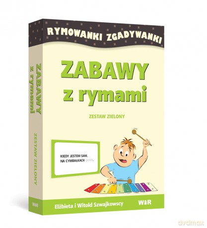 Zabawy z rymami. Rymowanki zgadywanki zielony [KSIĄŻKA]