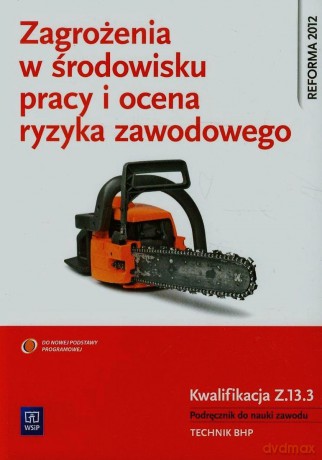 Zagrożenia w środowisku pracy i ocena ryzyka Kwalifikacja Z.13.3 [KSIĄŻKA]