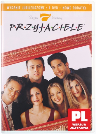 Przyjaciele edycja jubileuszowa sezon 7 [4DVD]