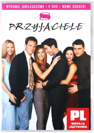 Przyjaciele edycja jubileuszowa sezon 8 [4DVD]