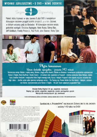 Przyjaciele edycja jubileuszowa sezon 9 [5DVD]