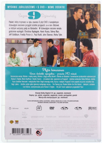 Przyjaciele edycja jubileuszowa sezon 9 [5DVD]