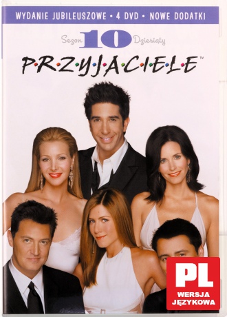 Przyjaciele edycja jubileuszowa sezon 10 [4DVD]