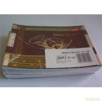 Zeszyt do nut A5/16K (25 szt.)