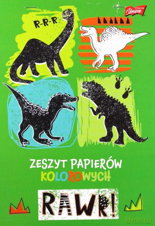 Zeszyt papierów kolorowych A5/10K