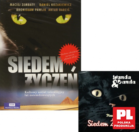 Siedem życzeń (serial+piosenki z serialu) Pakiet [3DVD]+[CD]