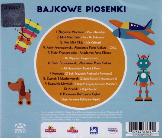 Radio Złote Przeboje Dla Dzieci - Bajkowe Piosenki [CD]