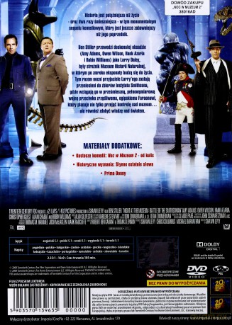 Noc w muzeum 2: Ucieczka z wystawy wydanie z dodatkowym dyskiem [2DVD]