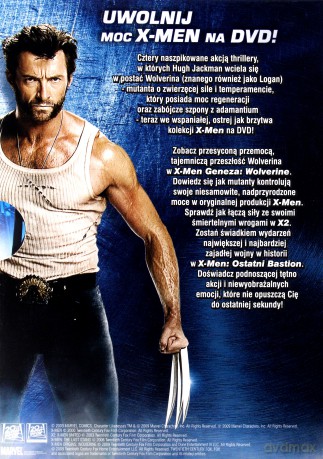 X-Men Quadrilogy: X-Men / X-Men 2 / X-Men: Ostatni Bastion / X-Men Geneza: Wolverine BOX [4DVD]