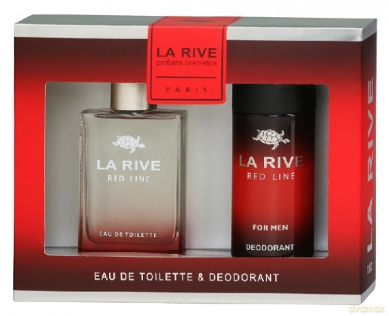 La Rive La Rive for Men Red Line Zestaw Woda toaletowa 90 ml + deo 150 ml