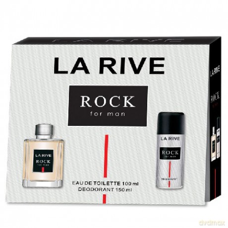 La Rive La Rive for Men Rock For Man Zestaw Woda toaletowa 100 ml + deo 150 ml
