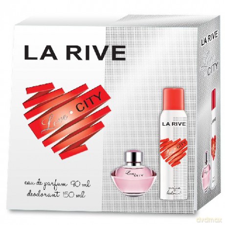 La Rive La Rive for Woman Love City Zestaw Woda perfumowana 90 ml + deo 150 ml
