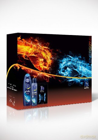 Fa Zestaw prezentowy Men Sport Energizing(dezodorant spray 150 ml + żel pod prysznic 250 ml + woda po goleniu 100 ml)