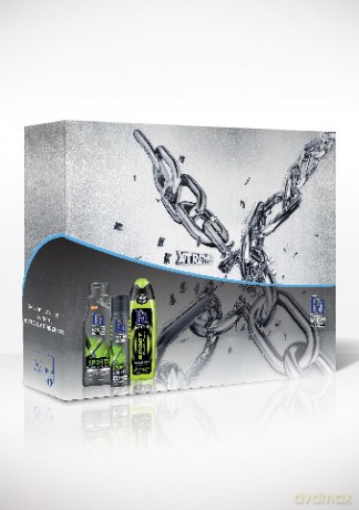 Fa Zestaw prezentowy Xtreme Sports (dezodorant spray 150 ml + żel pod prysznic 400 ml + żel pod prysznic Sport Double Power 250 ml)