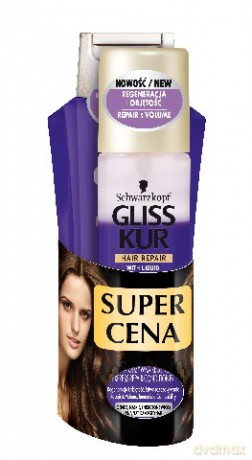 Gliss Kur Duo szampon 250 ml + odżywka spray Ultimate Volume 200 ml
