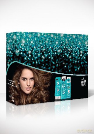 Gliss Kur Zestaw prezentowy Million Gloss (szampon 250 ml + odżywka 200 ml + expresowa odżywka spray 200 ml)