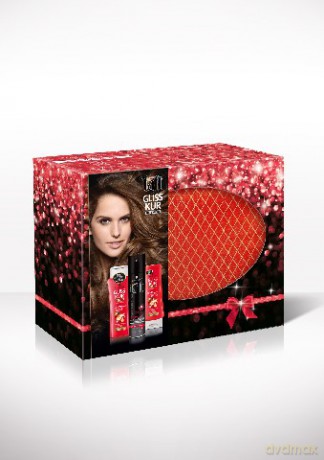 Gliss Kur Zestaw prezentowy Ultimate Color (szampon 250 ml + odżywka 200 ml + Taft lakier 250 ml)