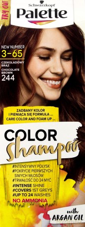 Palette Color Shampoo Szampon koloryzujący Czekoladowy Brąz nr 244