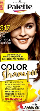 Palette Color Shampoo Szampon koloryzujący Orzechowy Blond nr 317