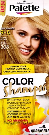 Palette Color Shampoo Szampon koloryzujący Złoty Blond nr 308