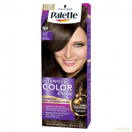 Palette Intensive Color Creme Farba do włosów Jasny Brąz nr N4