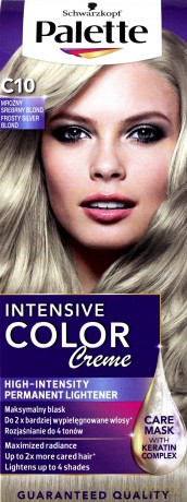 Palette Intensive Color Creme Farba do włosów Mroźny srebrny blond nr C10