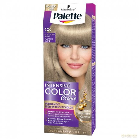 Palette Intensive Color Creme Farba do włosów Platynowy Blond nr C8