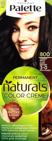 Palette Permanent Natural Colors Ciemny Brąz nr 800