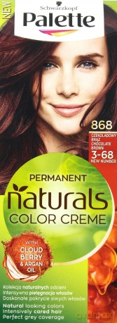 Palette Permanent Natural Colors Czekoladowy Brąz nr 868