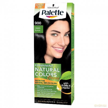 Palette Permanent Natural Colors Głęboka Czerń Morska nr 900