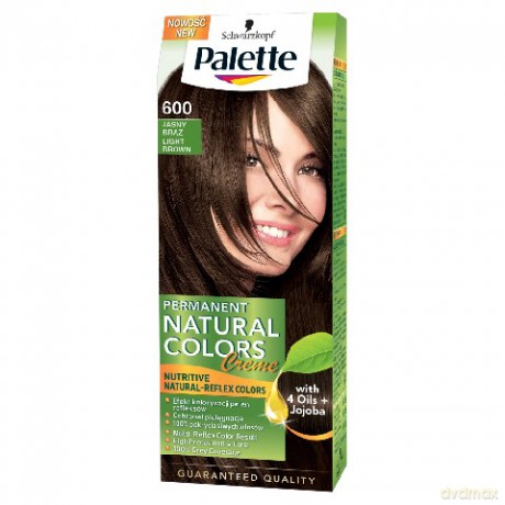 Palette Permanent Natural Colors Jasny Brąz nr 600