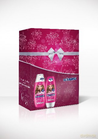 Schauma Zestaw prezentowy Mirror Gloss 24H (szampon do włosów 250 ml + odżywka 200 ml)
