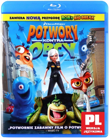 Potwory kontra Obcy [Blu-Ray]