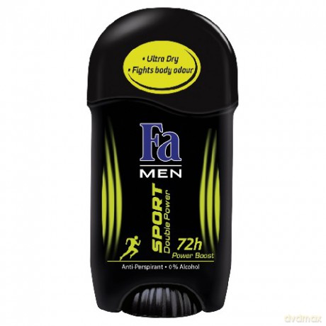 Schwarzkopf Fa Sport Double Power Power Boost Dezodorant w sztyfcie dla mężczyzn 50 ml