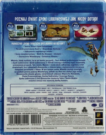 Epoka lodowcowa 3: Era Dinozaurów [Blu-Ray]