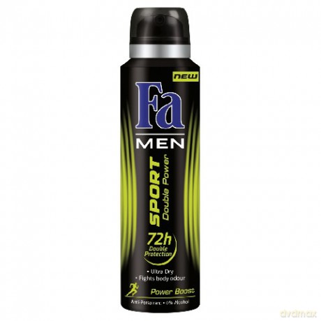 Schwarzkopf Fa Sport Double Power Power Boost Man Dezodorant w sprayu 150 ml