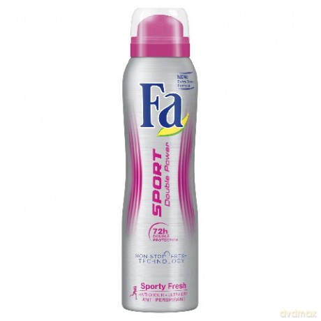 Schwarzkopf Fa Sport Double Power Sporty Fresh Dezodorant w sprayu 150 ml