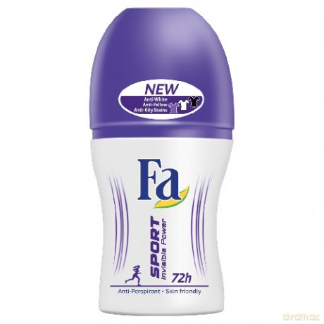 Schwarzkopf Fa Sport Invisible Power Dezodorant w kulce 50 ml