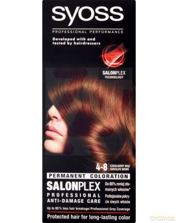 Schwarzkopf Syoss Farba do włosów Czekoladowy Brąz nr 4-8