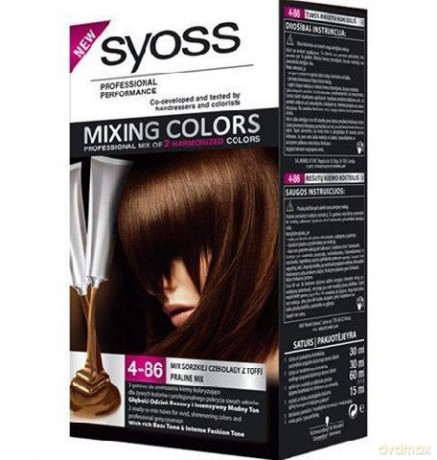Schwarzkopf Farba do włosów Luksusowy Głęboki Brąz nr 4-86