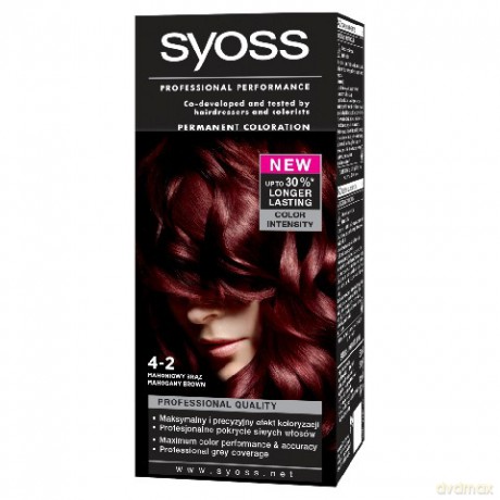 Schwarzkopf Farba do włosów Mahoniowy Brąz nr 4-2