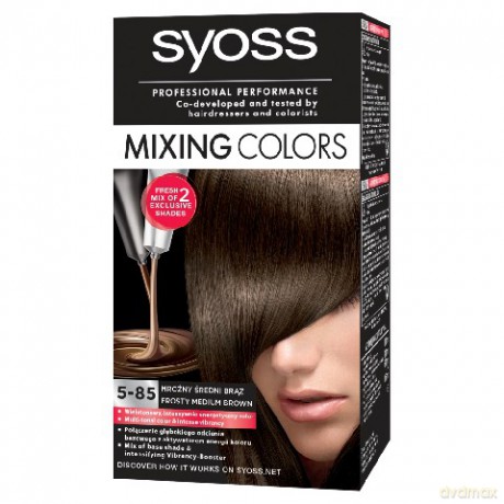Schwarzkopf Farba do włosów Mroźny średni brąz nr 5-85