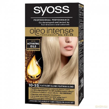 Schwarzkopf Farba do włosów Oleo 10-55 platynowy blond