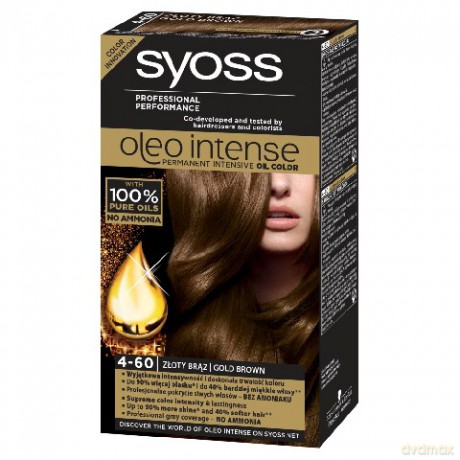 Schwarzkopf Farba do włosów Oleo 4-60 złoty brąz