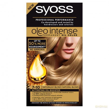 Schwarzkopf Farba do włosów Oleo 7-10 naturalny blond