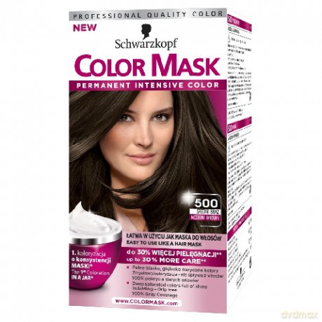 Schwarzkopf Farba do włosów Średni Brąz nr 500