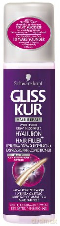Schwarzkopf Gliss Kur Hyaluron Hair Filler Odżywka expresowa spray 200 ml