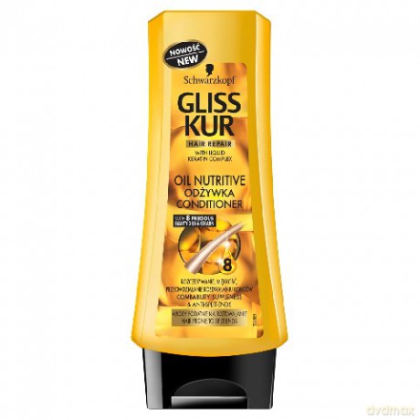 Schwarzkopf Gliss Kur Oli Nutritive Odżywka do włosów suchych i zniszczonych 200 ml