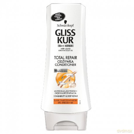 Schwarzkopf Gliss Kur Total Repair Odżywka do włosów suchych i zniszczonych 200 ml